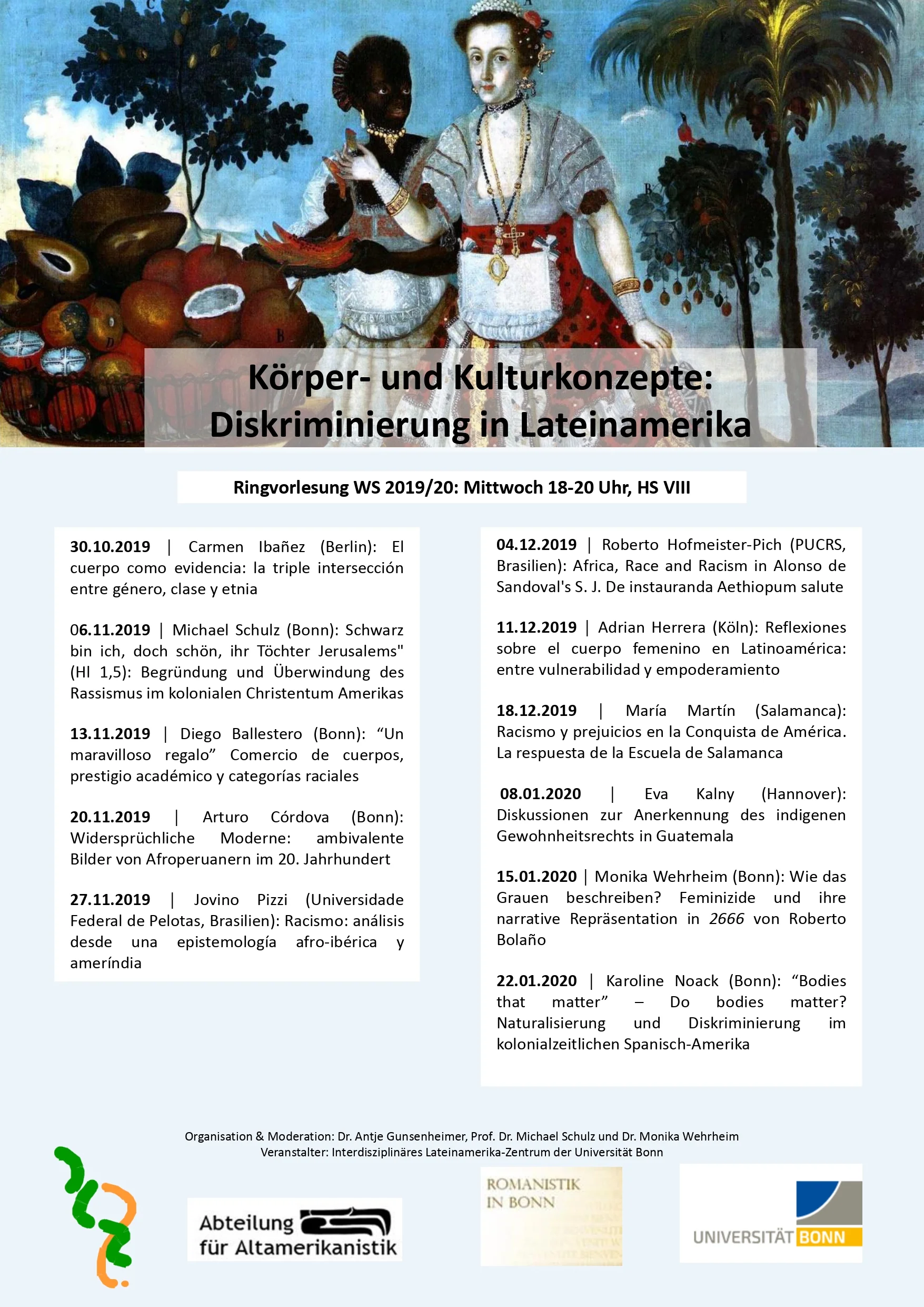 2019-2020: Körper-und Kulturkonzepte: Diskriminierung in Lateinamerika